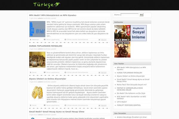 Site using Customized Recent Comments plugin