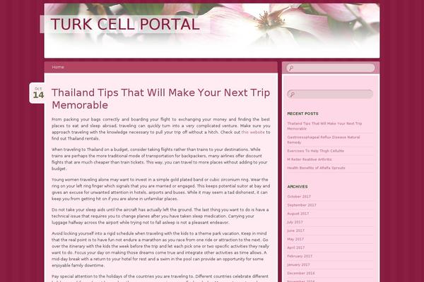 Bouquet theme site design template sample