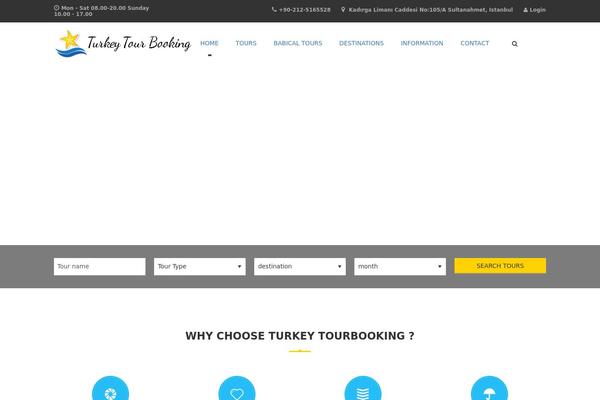 Site using Travel-booking plugin
