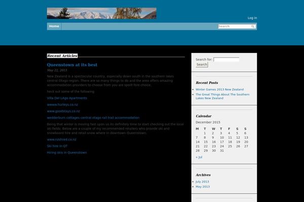Annotum Base theme site design template sample