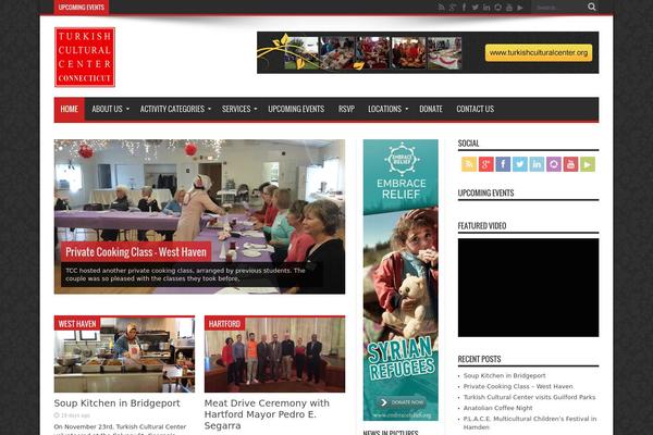 Jarida theme site design template sample
