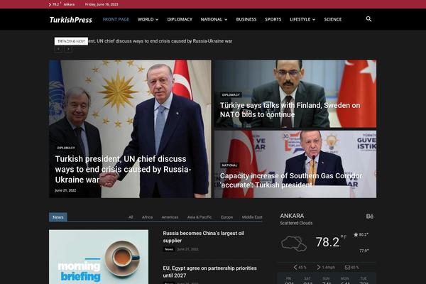 Site using Td-standard-pack plugin