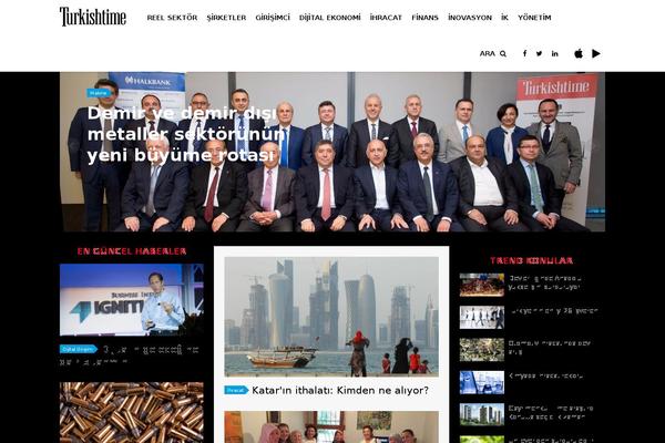 turkishtimedergi.com site used Turkish