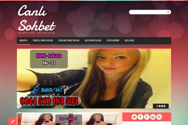 Duena theme site design template sample