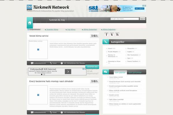 Trendblog theme site design template sample