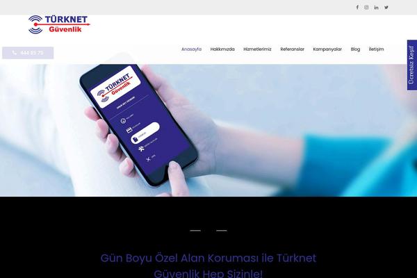 Site using WP Contact Slider plugin
