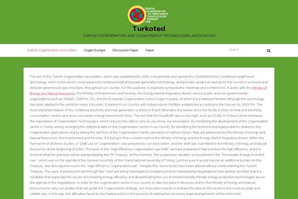 turkoted.org site used Nine-blog