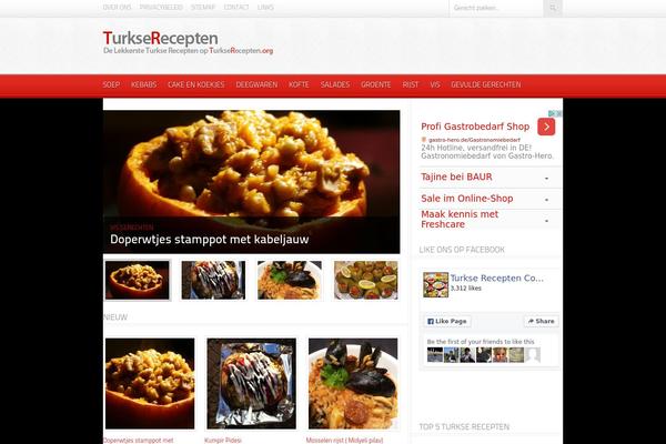 Foodpress theme site design template sample