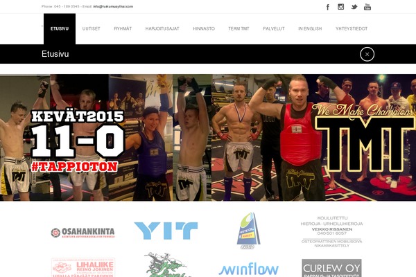 Fitness theme site design template sample