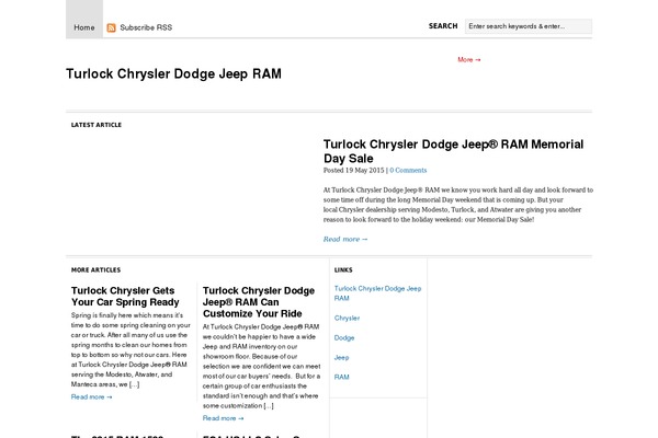 turlockcdjrblog.com site used Bloggingstream