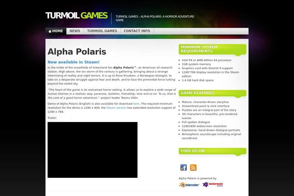 Mystique theme site design template sample
