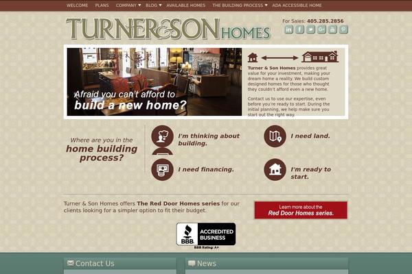 Tas theme site design template sample