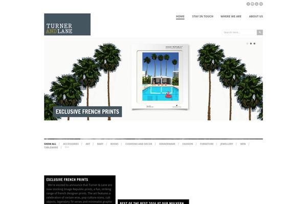 Inspire theme site design template sample