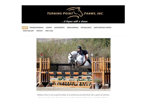 Sparks theme site design template sample
