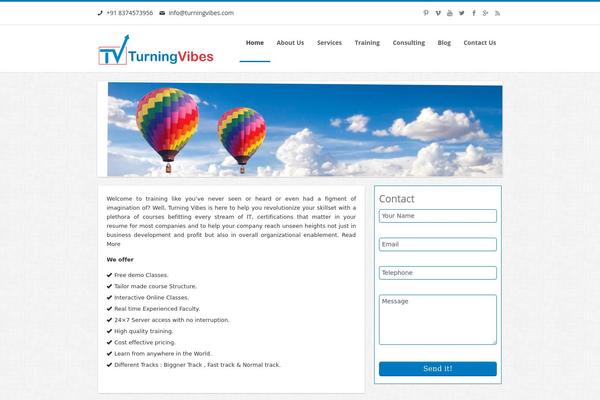 turningvibes.com site used Liofolio