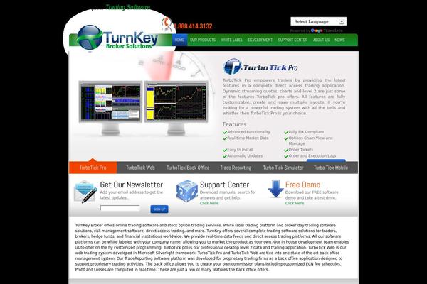 Turn Key theme site design template sample