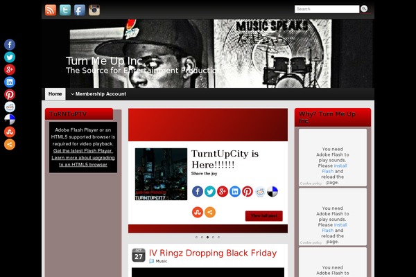 Site using FBF Facebook page Feed Widget plugin