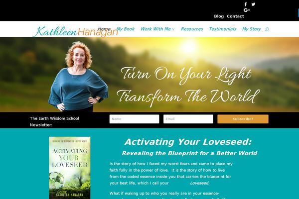 turnonyourlight.com site used Kathleen