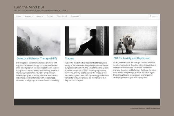 Boot Store theme site design template sample