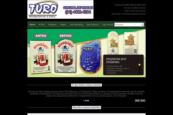Blackbird theme site design template sample