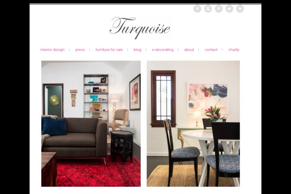 Turquoise theme site design template sample