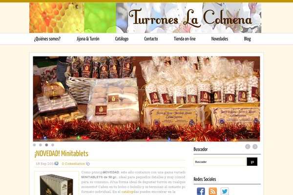turroneslacolmena.com site used Yellowmagazine