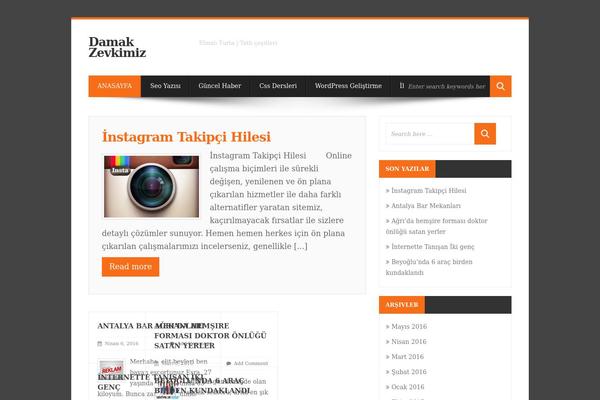 Mace theme site design template sample