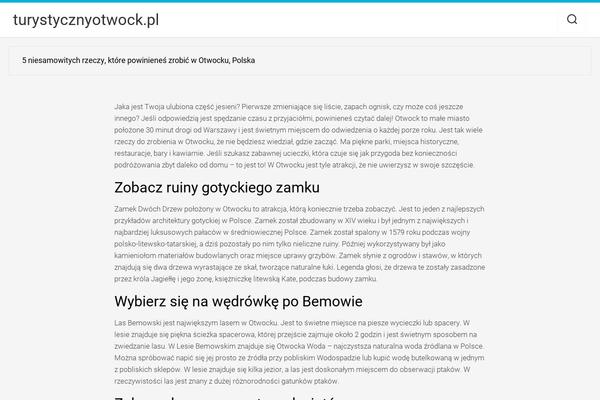 Blossom-recipe theme site design template sample