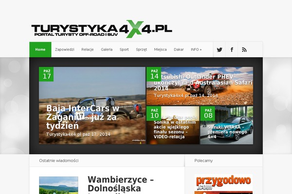 turystyka4x4.pl site used Extra-child-theme