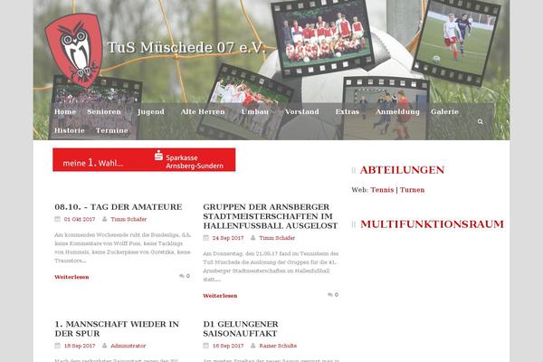 Site using Goodlayers-soccer plugin