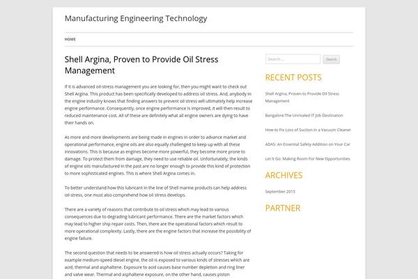 Tiny Forge theme site design template sample