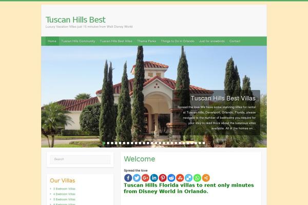 Travelify theme site design template sample