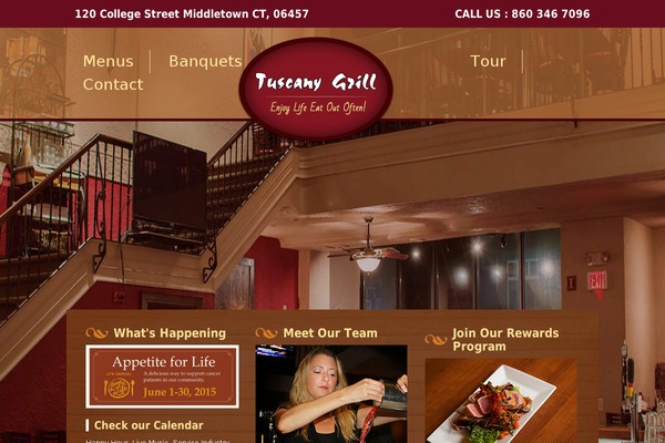 Tuscany theme site design template sample