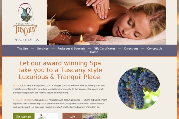tuscanyclassicspa.com site used Tuscany