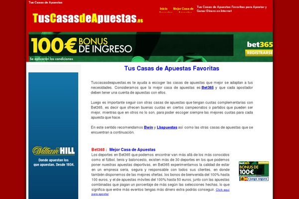 tuscasasdeapuestas.es site used Wpdiseno5