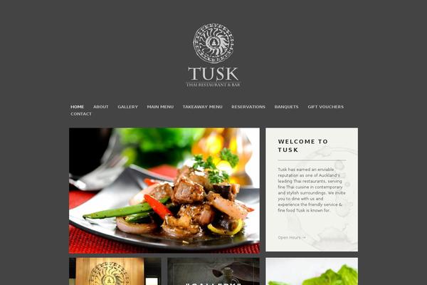 Steakhouse theme site design template sample