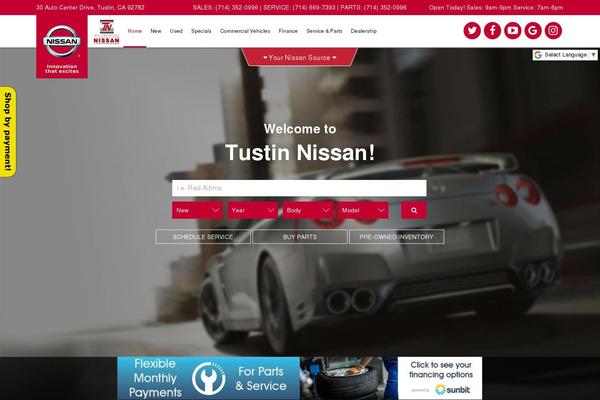 Dealer Inspire theme site design template sample