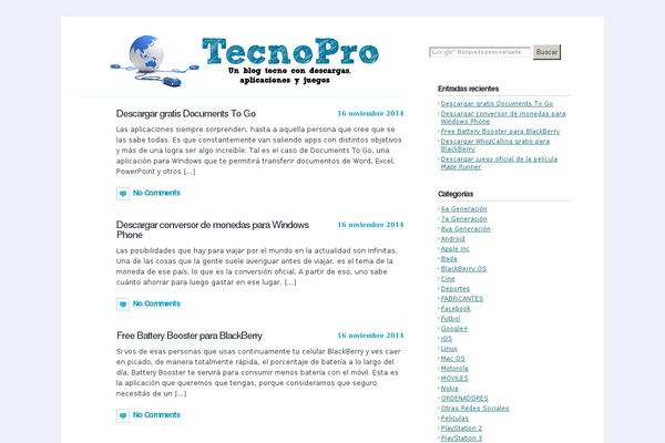 Poseidon theme site design template sample