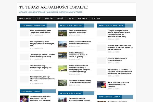 MH NewsMagazine theme site design template sample