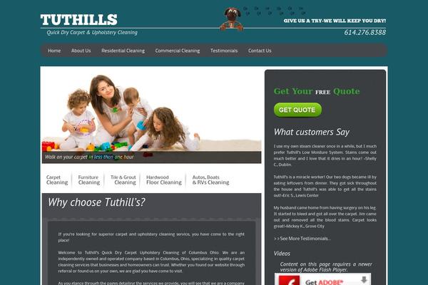 Teal theme site design template sample