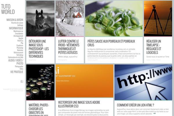 Ubergrid theme site design template sample
