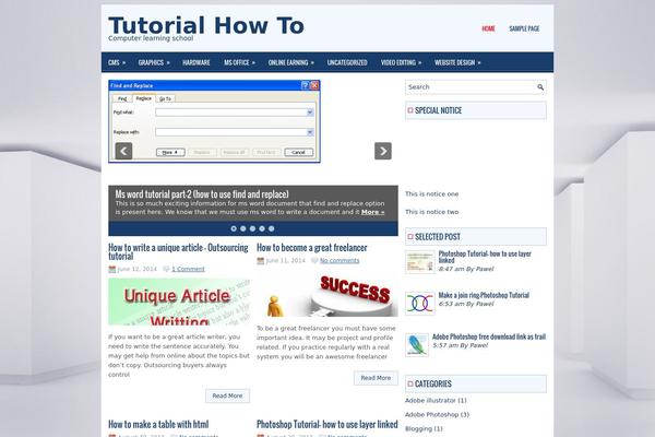 Presshub theme site design template sample