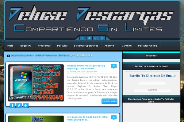 Orizon theme site design template sample