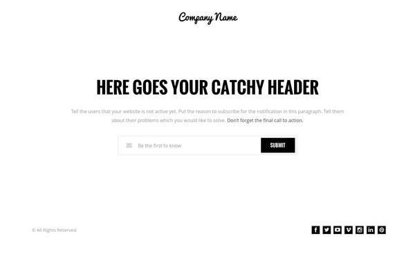 Avada Child theme site design template sample