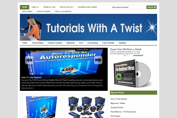 Site using Ezhtml2wp plugin