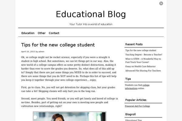 Mon Cahier theme site design template sample