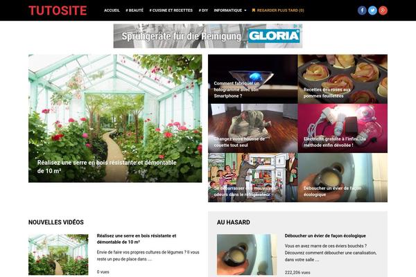 Video theme site design template sample