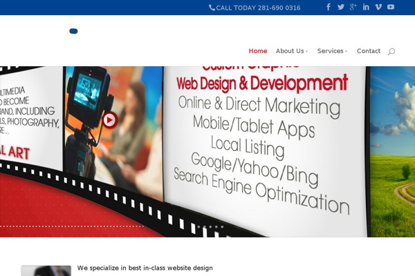 Site using Display posts in grid layout without coding - Content Views plugin