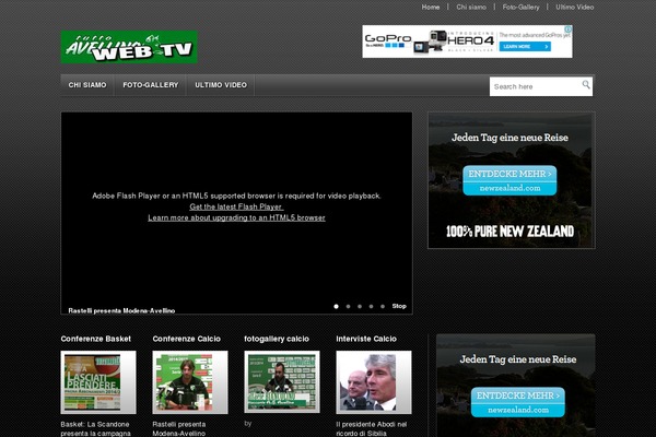 tuttoavellinotv.it site used Video
