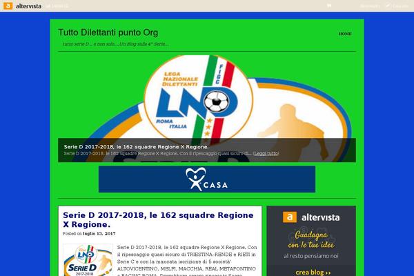 tuttodilettanti.altervista.org site used Altervista Theme